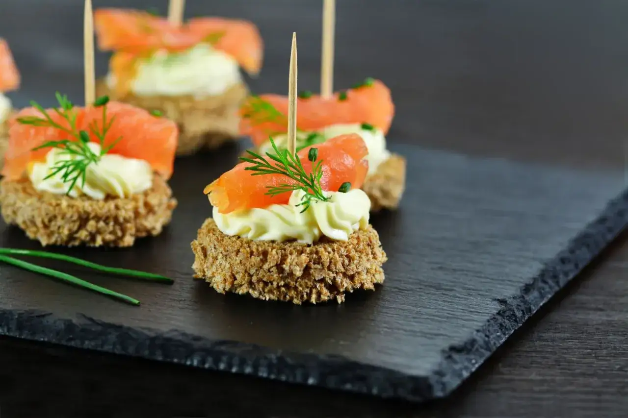 eleganckie przystawki na stół